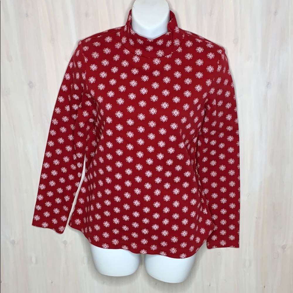 ⭐️ CROFT & BARROW TURTLENECK RED